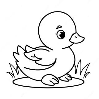 Nydelig Baby Andunge Fargeleggingsside 17088-3739