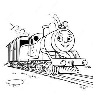 Gordon Den Store Bla Motoren Fargeleggingsside 17177-3758