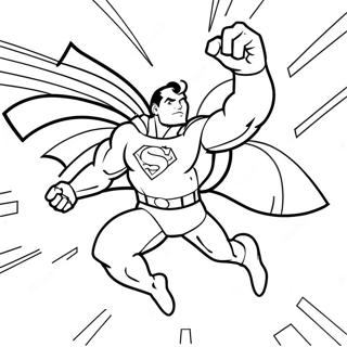 Superman Redder Dagen Fargeleggingsark 17338-3790