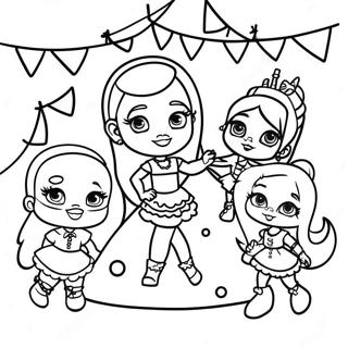 Bratz Festscene Fargeleggingsside 17714-3880