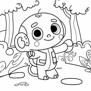 Fargeleggingsside Med Eventyrscene Fra Toca Boca 17975 3927