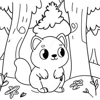 Sote Skogsdyr Fargeleggingsside 18998-4156