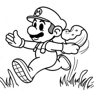 Luigi Loper Med En Soppl Fargeleggingsside 194-1158