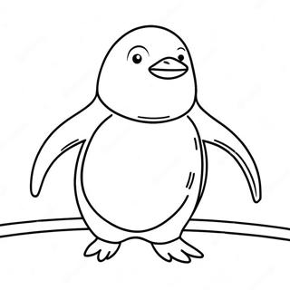 Fet Pingvin Som Vagger Fargeleggingsside 19917-4357