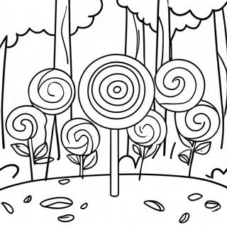 Lollipop Skog Fargeleggingsside 20635-4513