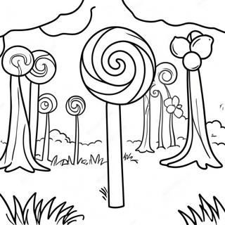 Lollipop Skog Fargeleggingsside 20635-4514