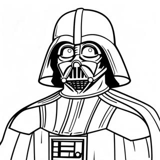 Darth Vader Portrett Fargeleggingsside 23411-5110