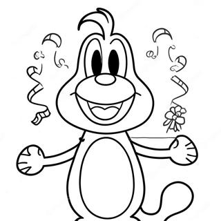 Goofy Med Julelys Fargeleggingsside 25894-5654