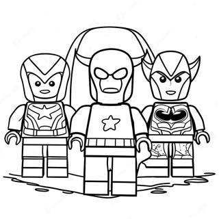 Lego Avengers Fargeleggingsider