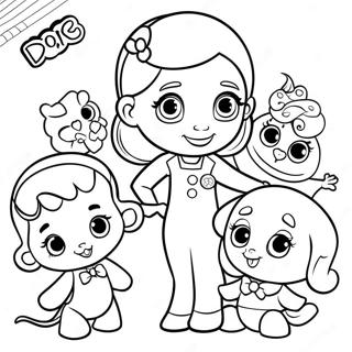 Doc Mcstuffins Og Vennene Hennes Fargeleggingsark 27298-5950