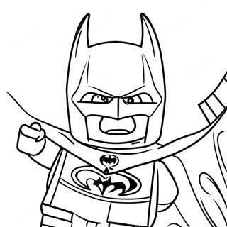 Lego Batman I Aksjon Fargeleggingsside 29294-6375