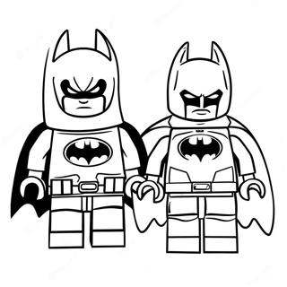 Lego Batman Og Robin Fargeleggingsside 29295-6378