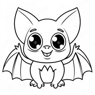 Glad Flaggermus Med Store Oyne Fargeleggingsside 29482-6421