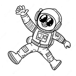 Astronaut Fargeleggingsark