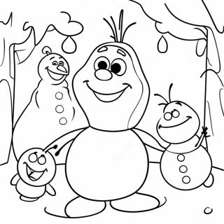 Olaf Med Venner Fargeleggingsside 31922 6964