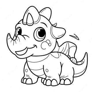 Triceratops Fargeleggingsider