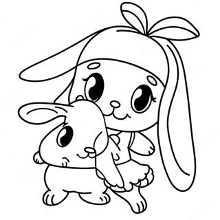 Alice Med Den Hvite Kaninen Fargeleggingsside 32554 7109