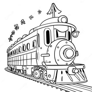 Spennende Sirkustog Fargeleggingsside 33539 7326