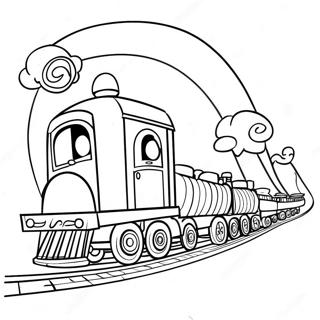 Spennende Sirkustog Fargeleggingsside 33539 7328