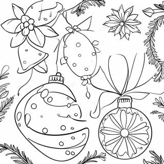 Fargerike Julepynt Fargeleggingsark 3487 2463