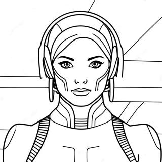 Cortana Halo Ai Fargeleggingsside 35684-7797