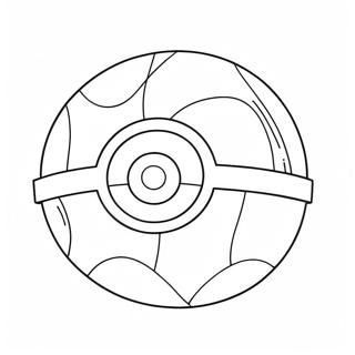 Skinnende Pokeball Fargeleggingsside 36788 8046