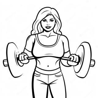 Luisa Lofter Tunge Vekter Fargeleggingsark 3743 1277