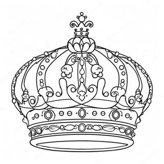 Dronningens Elegante Krone Fargelegging 41542 9081