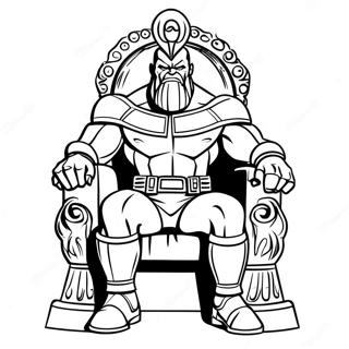 Thanos Sittende Pa Tronen Fargelegging 41631-9104