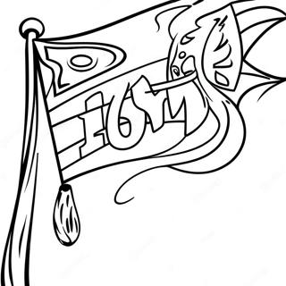 Nascar Racingflagg Fargeleggingsside 41824-9151