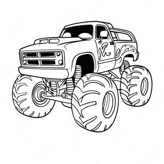 Fargerik Monstertruck Racing Fargeleggingsside 4288-1042