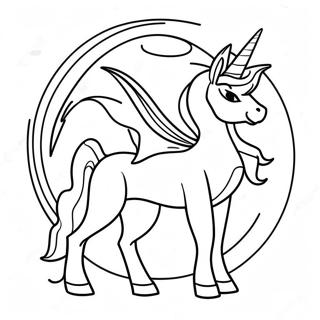 Arceus Med Gylden Halo Fargeleggingsside 44709-9781