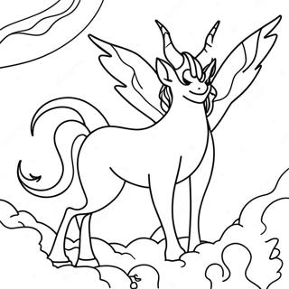 Arceus Skaper Universet Fargeleggingsside 44710-9786