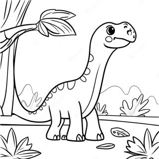 Brachiosaurus Fargeleggingsider