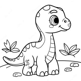 Sot Baby Brachiosaurus Fargeleggingsside 45581-9981