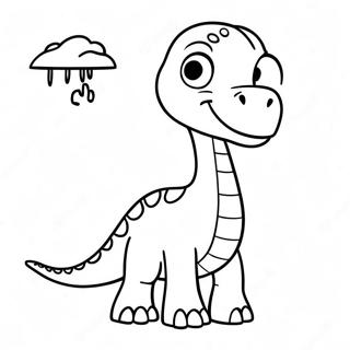 Sot Baby Brachiosaurus Fargeleggingsside 45581-9982