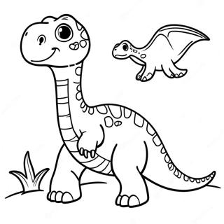 Sot Baby Brachiosaurus Fargeleggingsside 45581-9984