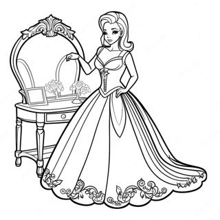 Rarity Designer En Kjole Fargeleggingsside 4560-1431