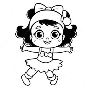 Betty Boop Danser Fargeleggingsark 46524-10174