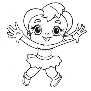 Betty Boop Danser Fargeleggingsark 46524-10176