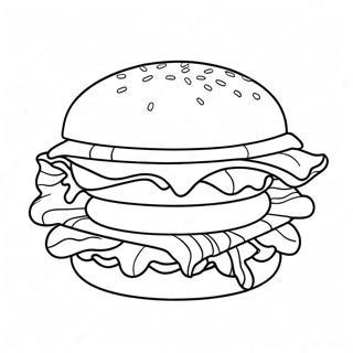 Bacon Osteburger Fargeleggingsside 46809-10251