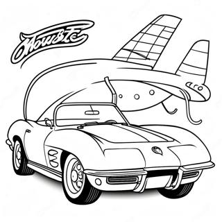 Rod Corvette Fargeleggingsside 46898-10268