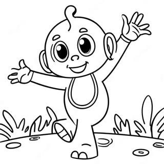Dipsy Danser I Solen Fargeleggingsside 47558-10400