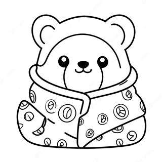 Rilakkuma I Et Koselig Teppe Fargeleggingsside 49167-10765