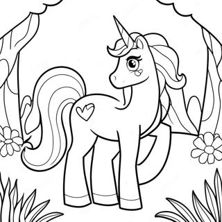 Prinsesse Celestia I En Magisk Hage Fargeleggingsside 51364-11234