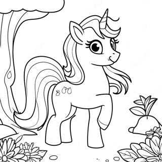 Prinsesse Celestia I En Magisk Hage Fargeleggingsside 51364-11235