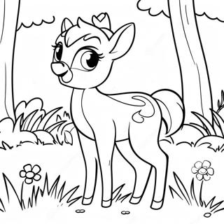 Bambi Utforsker Engen Fargeleggingsark 51638-11305