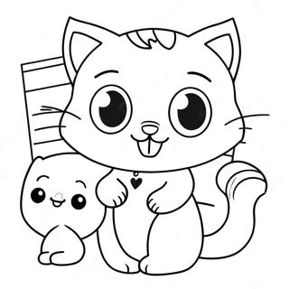 Gabbys Dukkehus Sote Katt Karakterer Fargeleggingsside 5448 1269