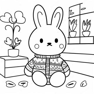 Miffy I En Koselig Genser Fargeleggingsside 54901-12028
