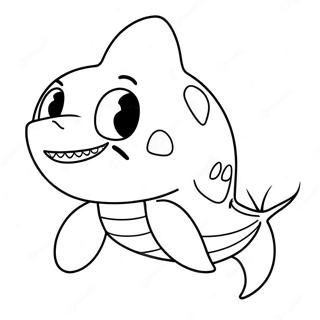 Pinkfong Vennlig Hai Fargeleggingsside 55076-12067